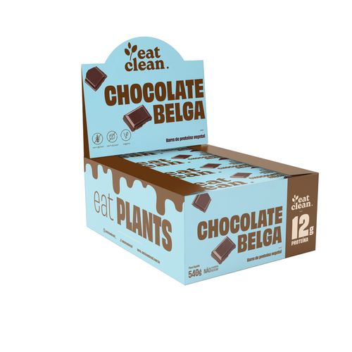 Display Barrinha de Proteína - Chocolate Belga (12 unidades)