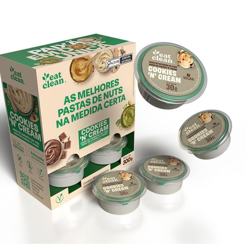 Pasta de Castanha de Caju Cookies 30g - display 10 unidades