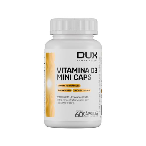 VITAMINA D3 MINI CAPS - POTE 60 CÁPSULAS
